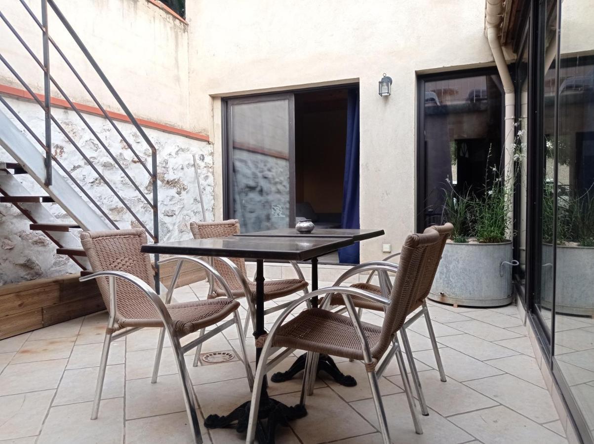 Maison De Charme Avec Patio Et Terrasse De Toit Estagel 외부 사진